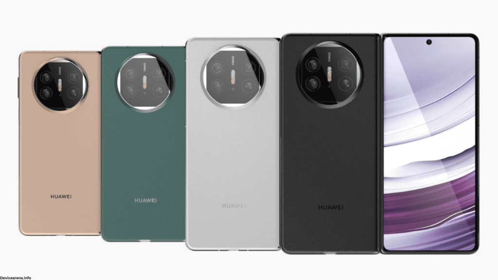Huawei Mate X5 foldable smartphone with sleek design, advanced display, and premium features, available at Device Arena.