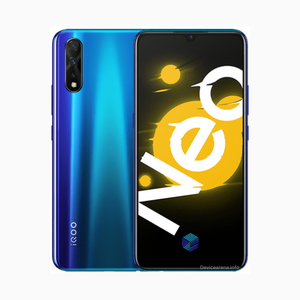Vivo iQOO Neo 855 smartphone showcasing its sleek design and high-performance features.