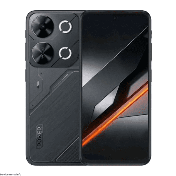 Itel P65 smartphone showcasing a sleek design, vibrant display, and dual-camera setup.