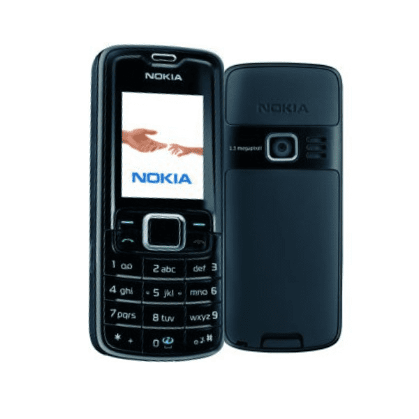 Classic Nokia 3110c mobile phone with a compact design, featuring a color display, physical keypad, and durable plastic casing.