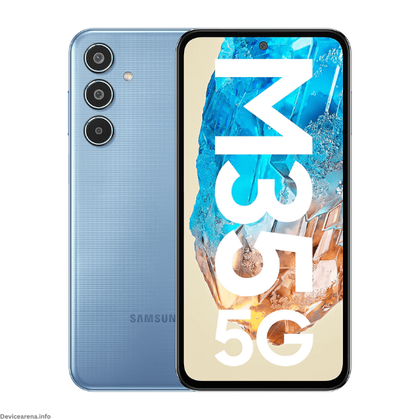 Samsung Galaxy M35 smartphone featuring sleek design, vibrant display, and advanced camera technology.