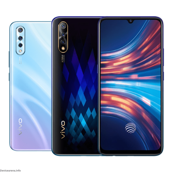 Vivo S1 smartphone with sleek design, triple rear cameras, and vibrant display showcased on Device Arena