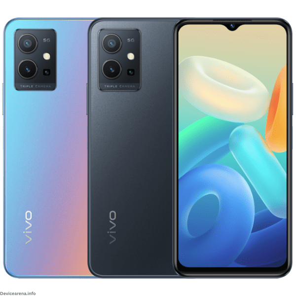 Vivo Y75 smartphone showcasing a sleek design, vibrant display, and advanced camera features, available on Device Arena.
