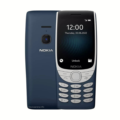 Classic Nokia 8210 mobile phone with a compact design, physical keypad, and iconic blue and silver finish.