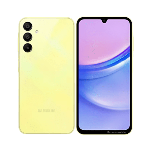 A Samsung A37 smartphone with a sleek design, featuring a vibrant display and a modern camera module on the back.