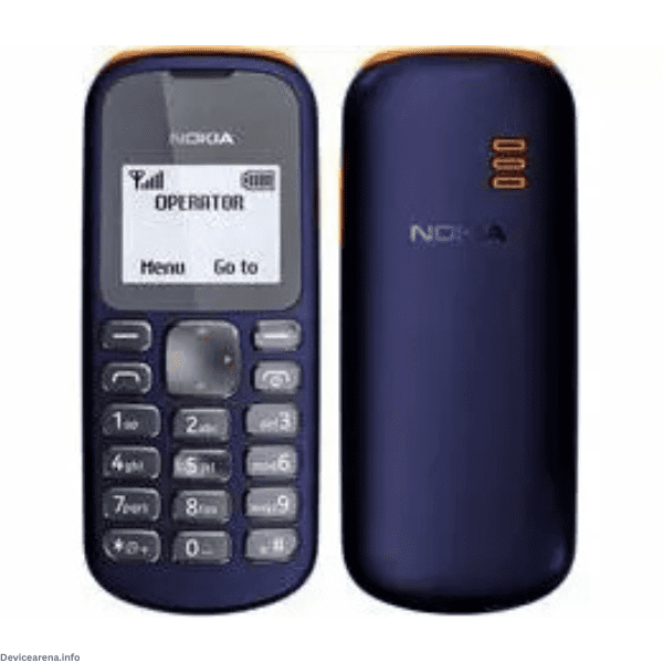 Nokia 103 - Compact and reliable feature phone with durable design, available on Device Arena.