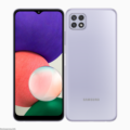 Samsung Galaxy A22 5G smartphone featuring a sleek design, 5G connectivity, and a vibrant display.