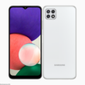Samsung Galaxy A22 5G smartphone featuring a sleek design, 5G connectivity, and a vibrant display.